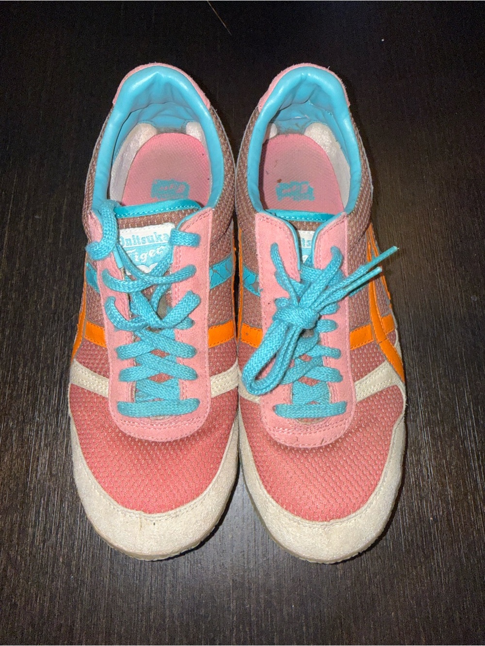 Onitsuka Tiger by Asics Pink, Orange & Blue Women's Runner Retro Jogger